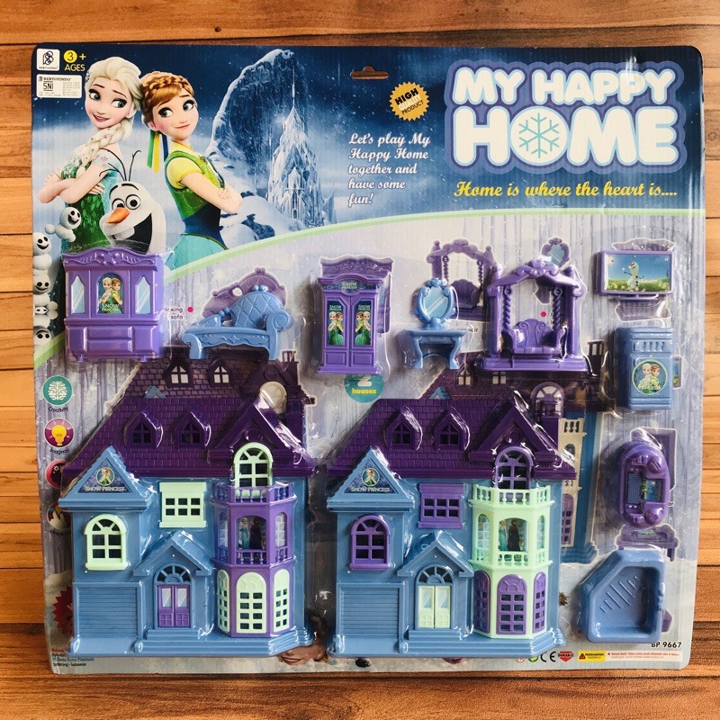 My Happy Home Frozen - Mainan AnakPerempuan Rumah Rumahan Frozen