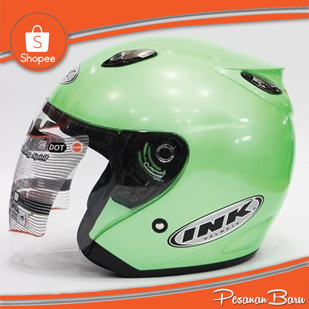 HELM INK CENTRO GRADE ORI - [ HIJAU APPLE ]