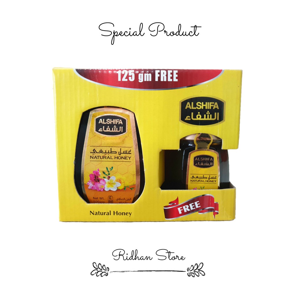 

Madu Al Shifa Natural 500 gr Promo Pack + Natural 125gr