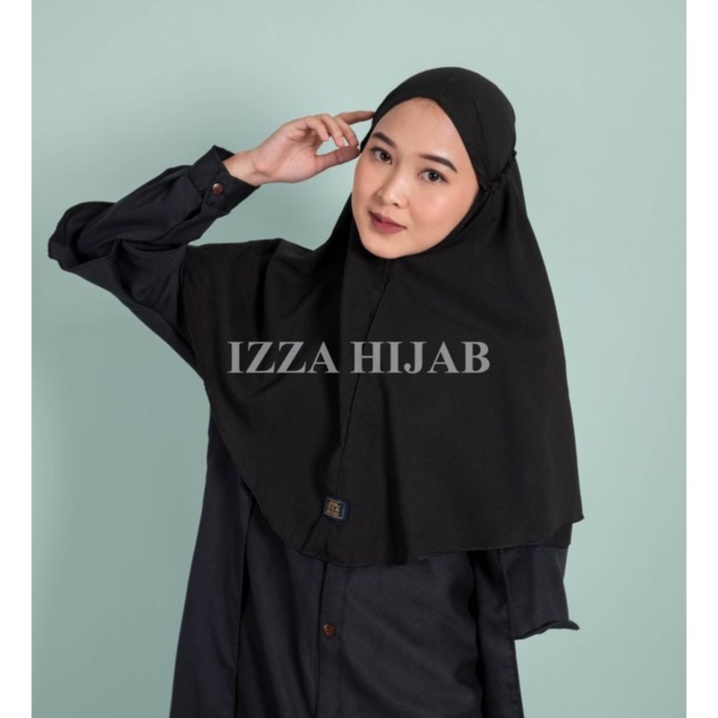 Jilbab instan sabila kerut diamond / Hijab bergo Maryam karet non per by izza