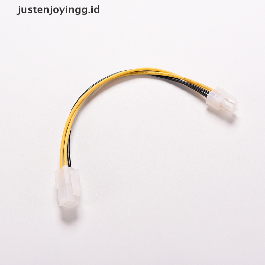 // justenjoyingg.id // 8 Inch 20cm ATX 4 Pin Male to Female Power Supply Cable Cord Connector Adapter ~