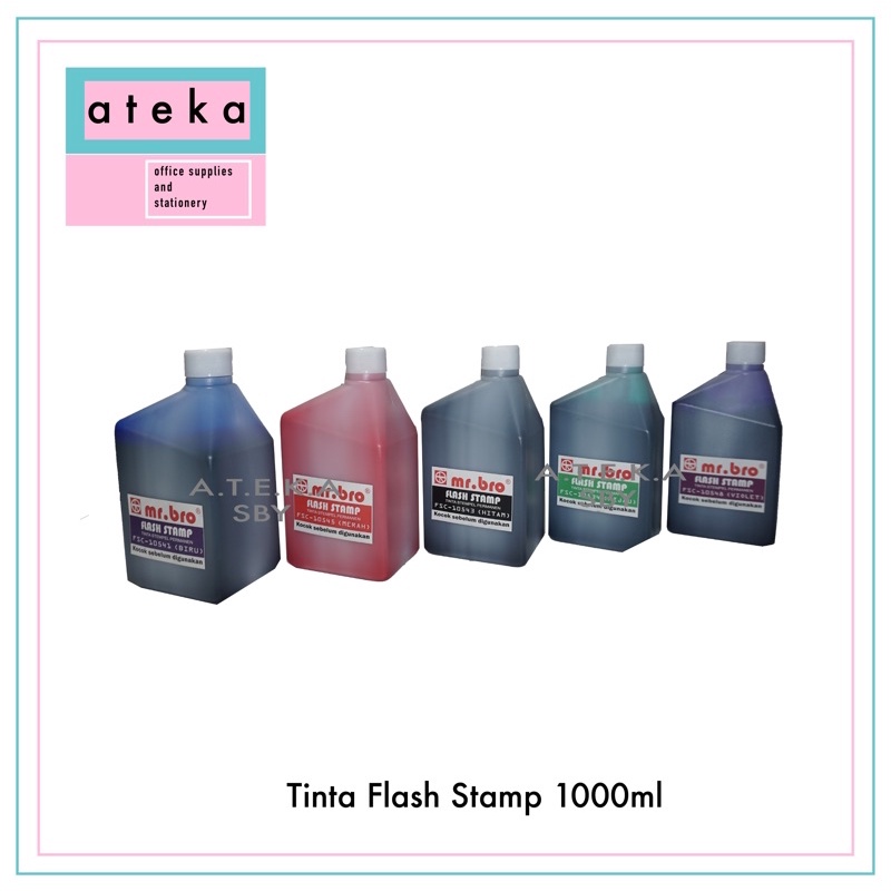 

tinta stempel flash berkualitas 1000ml/1liter