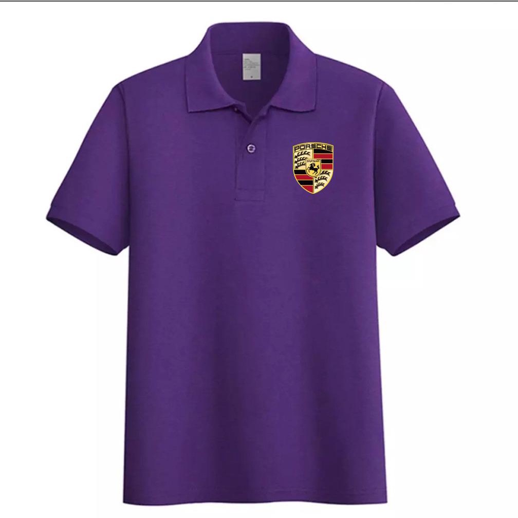 Noveli wear - Kaos kerah pria | kaos polo shirt | kaos polo distro logo Porsche