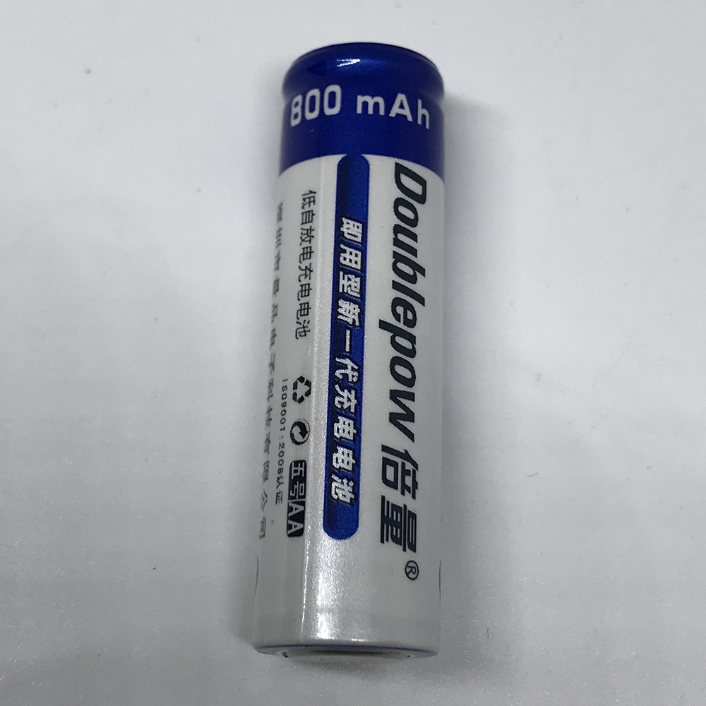 Baterai AA 800mAh DoublePow 1 Pcs Baterai Recharge Rechargeable Baterai isi ulang Battery Recharge