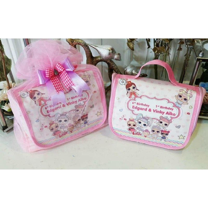 

Toiletry bag Callista/Hampers/Souvenir Ulang Tahun/Aqiqahan/Tasyukuran/goodie bag/khitanan/suvenir