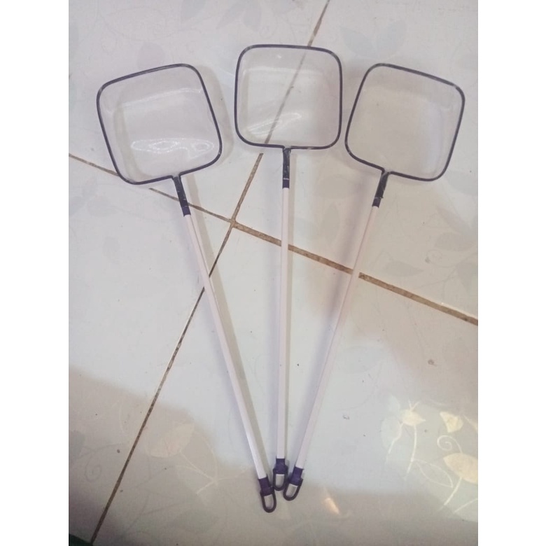 Jaring ikan bentuk kotak ukuran 8cm/serokan ikan/jaringan ikan/serokan ikan cupang/jaring ikan hias/