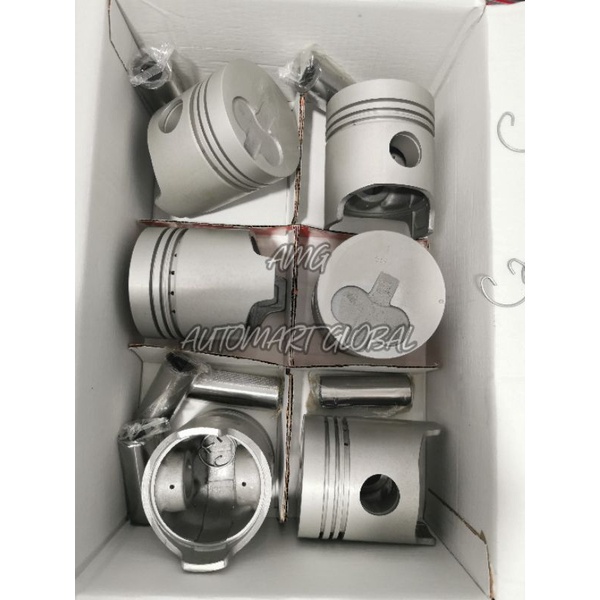 Piston assy toyota H 1H Hj45 engine H set 6pc