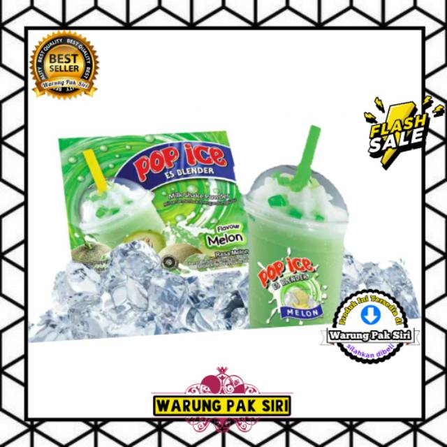 

Pop Ice Melon 1 Renceng @10 sachet