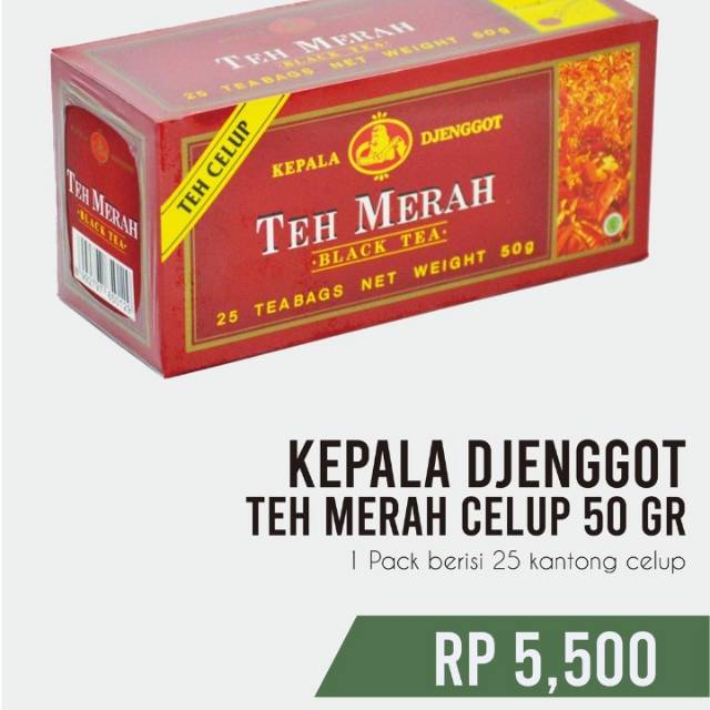 

Kepala jenggot teh merah 25's