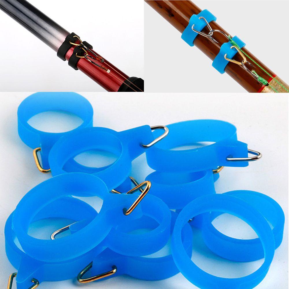 Suyo Hook Secure holder Portable Plastik Karet Jig Rubber Ring Gantungan Aman