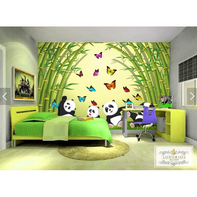 WALLPAPER 3D WALLPAPER CUSTOM WALLPAPER DINDING PANDA