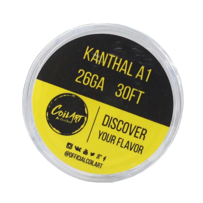 CoilArt Wire Kanthal A1 26 GA 30 Feet [9.15 Meter]