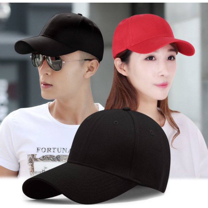 Termurah Topi baseball garis tiga ring premium dan pertamax pria wanita kpop korea ko