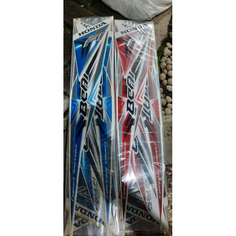 STRIPING STICKER LIS BODY HONDA BEAT ESP 2015 ORIGINAL