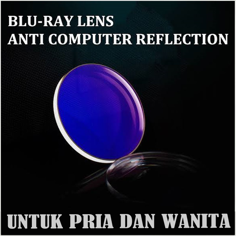 [COD] Kacamata Antiradiasi Pria Wanita Bulat Oval Multicolor Lensa Transparan Eye Glases Protection