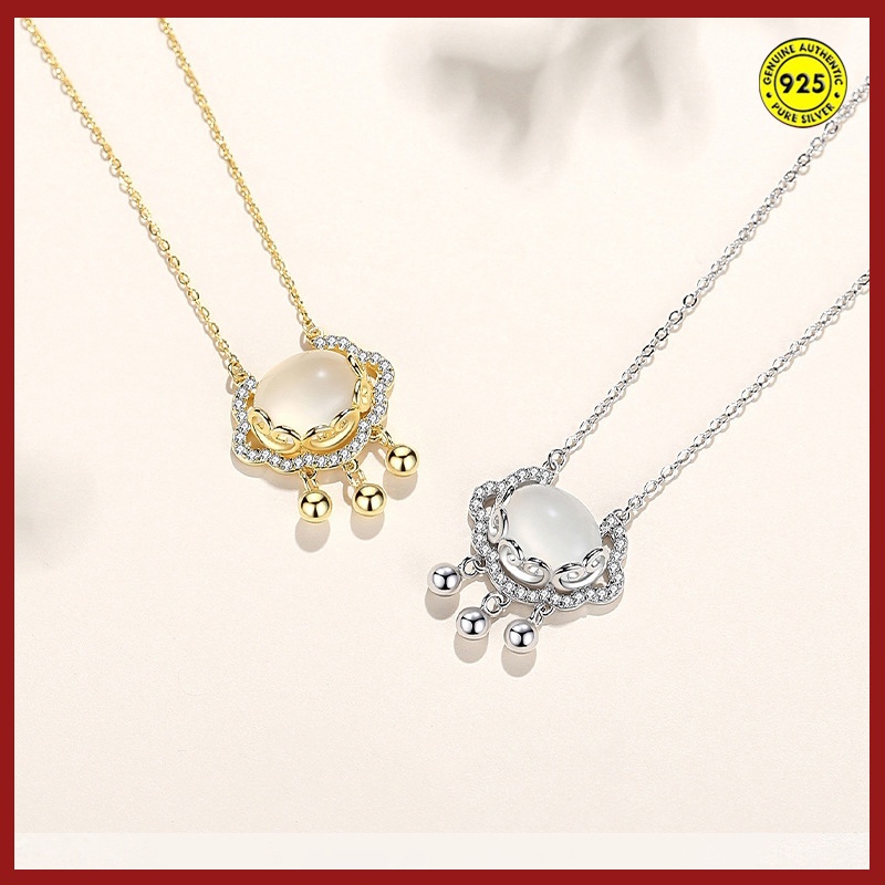 Kalung Rantai Sterling Silver 925 Dengan Liontin Untuk Wanita