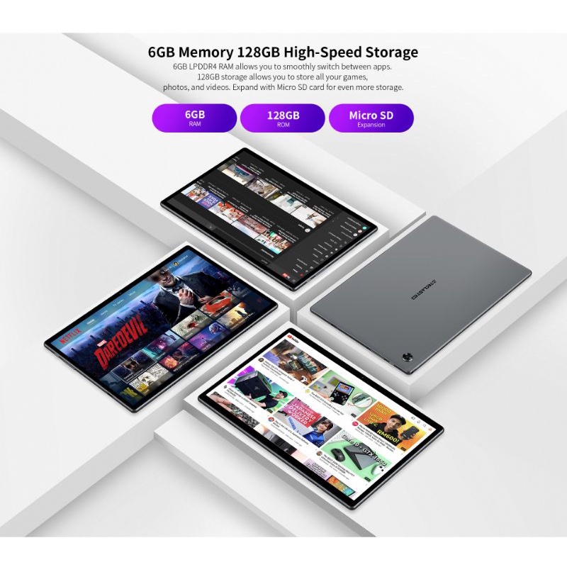 Teclast M40 Pro 4G LTE 6GB/128GB Octore 10.1&quot; Android 11 Quad Speaker
