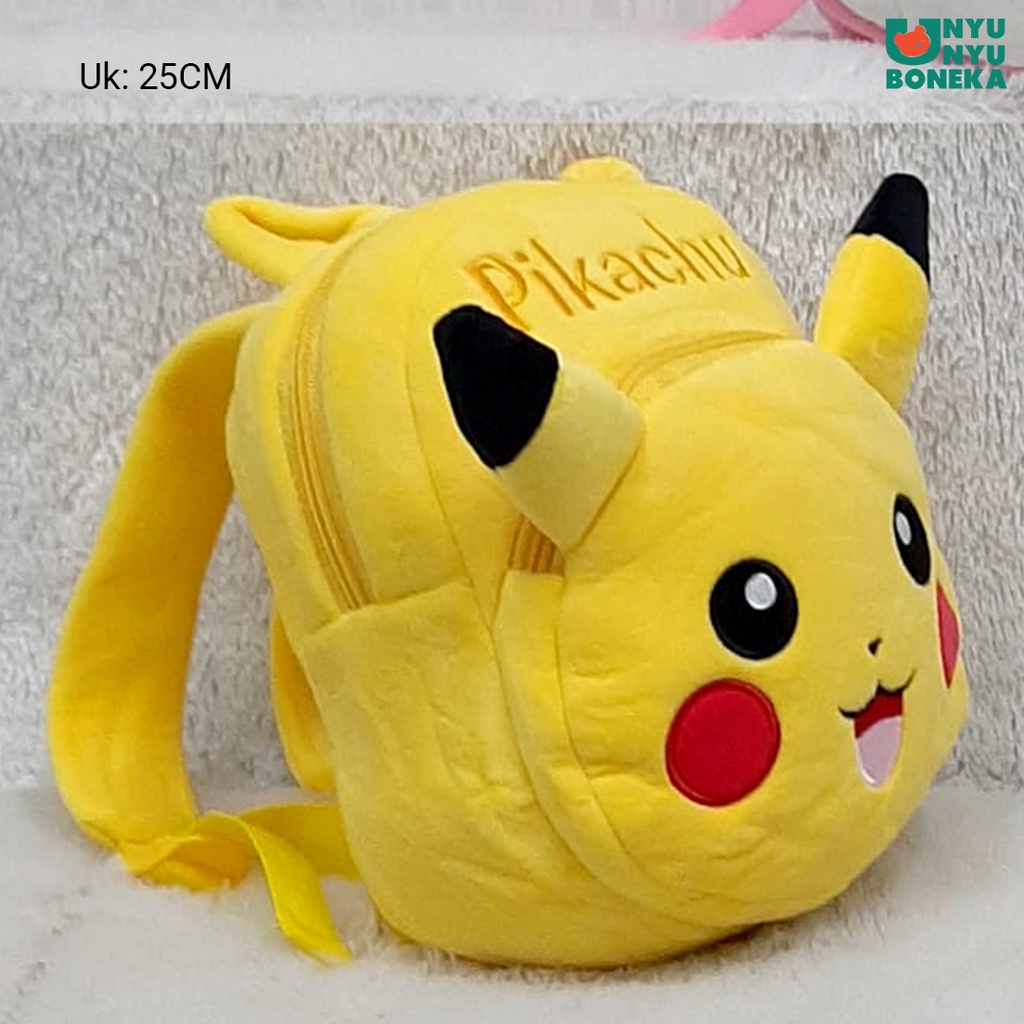 tas ransel anak the cat kucing pikachu pokemon animal karakter