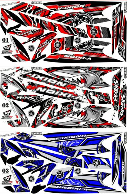 Sticker Striping Variasi All New Vixion 150 2018 2020 New