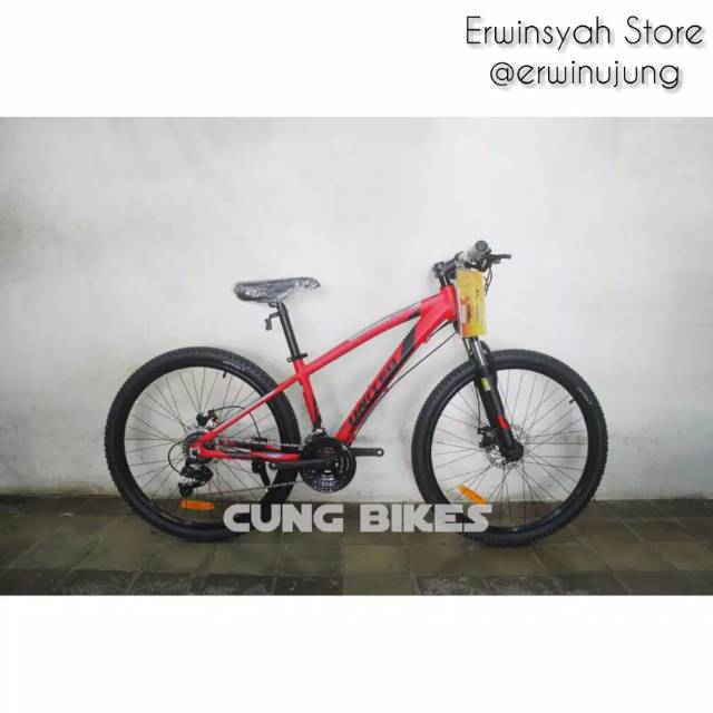 Sepeda MTB atau Sepeda gunung 26 United Detroit 1.00 warna Merah