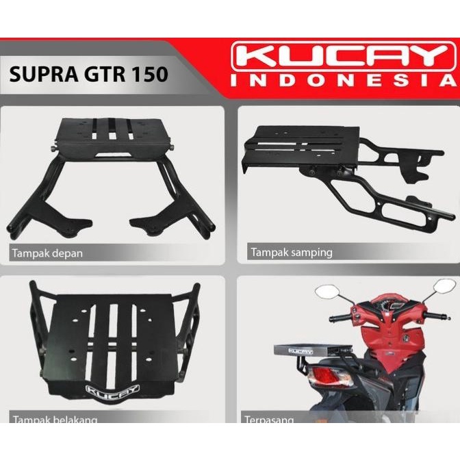 BREKET BRACKET KUCAY DUDUKAN BOX MOTOR SUPRA GTR 150 KUCAY