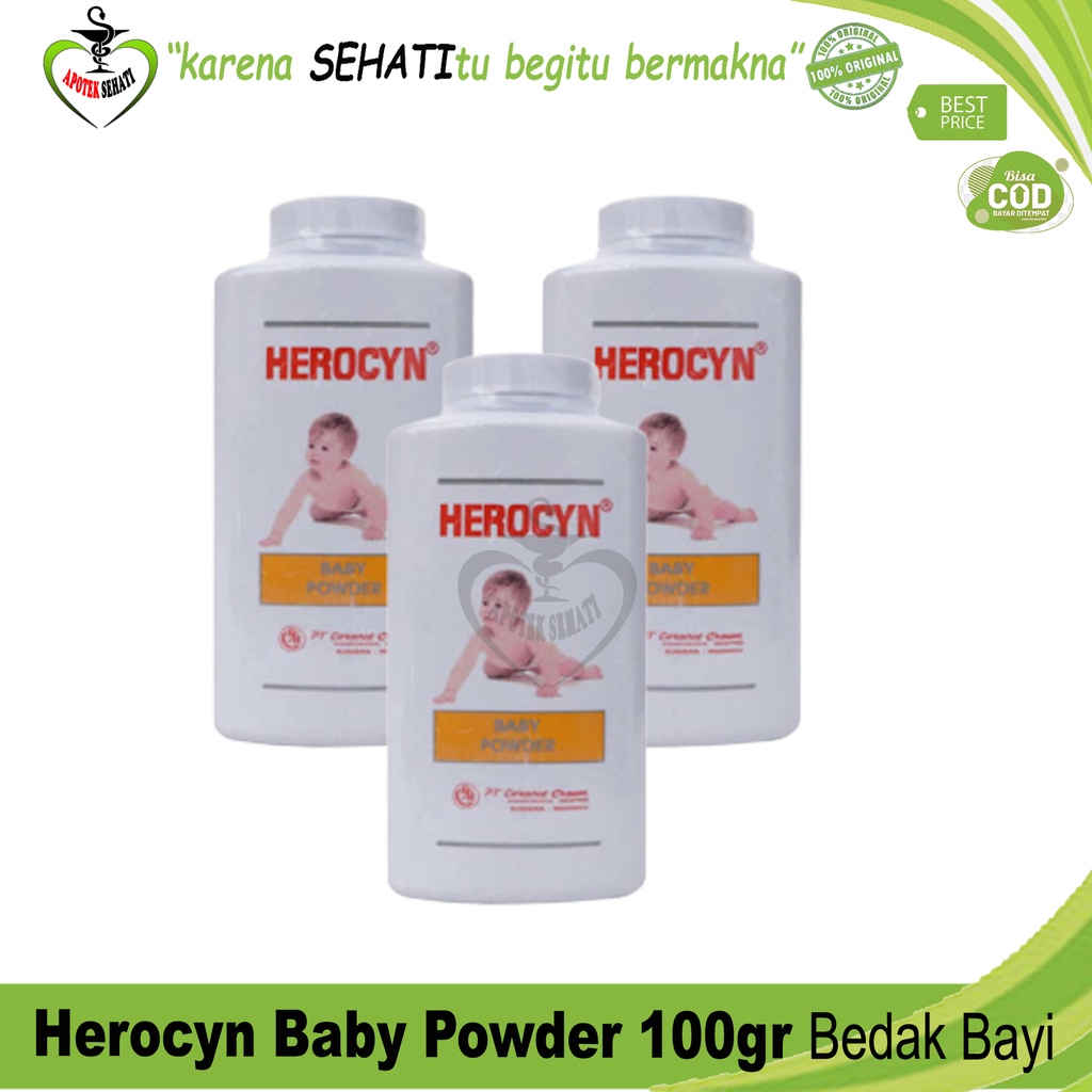 HEROCYN BABY 100GR BEDAK BIANG KERINGAT GATAL BAYI