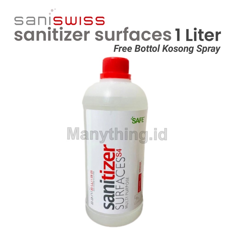 SANSANISWISS DESINFECTANT 1 LITER / BIO SANISWISS SANITIZER 1 LITER ORIGINAL