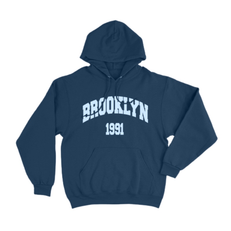 HOODIE BROKLYN 1991 HOODIE TEBAL | HOODIE PRIA UNISEX | HOODIE BROOKLYN PRIA 1991 BEST QUALITY