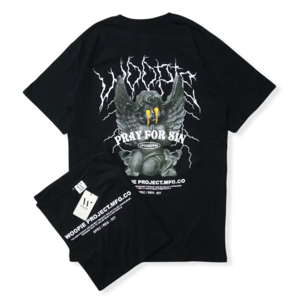 Kaos Woopie - Baju Kaos Oversize Original Nexttime Pria Wanita Terbaru Termurah Terlaris - Tshirt Ka