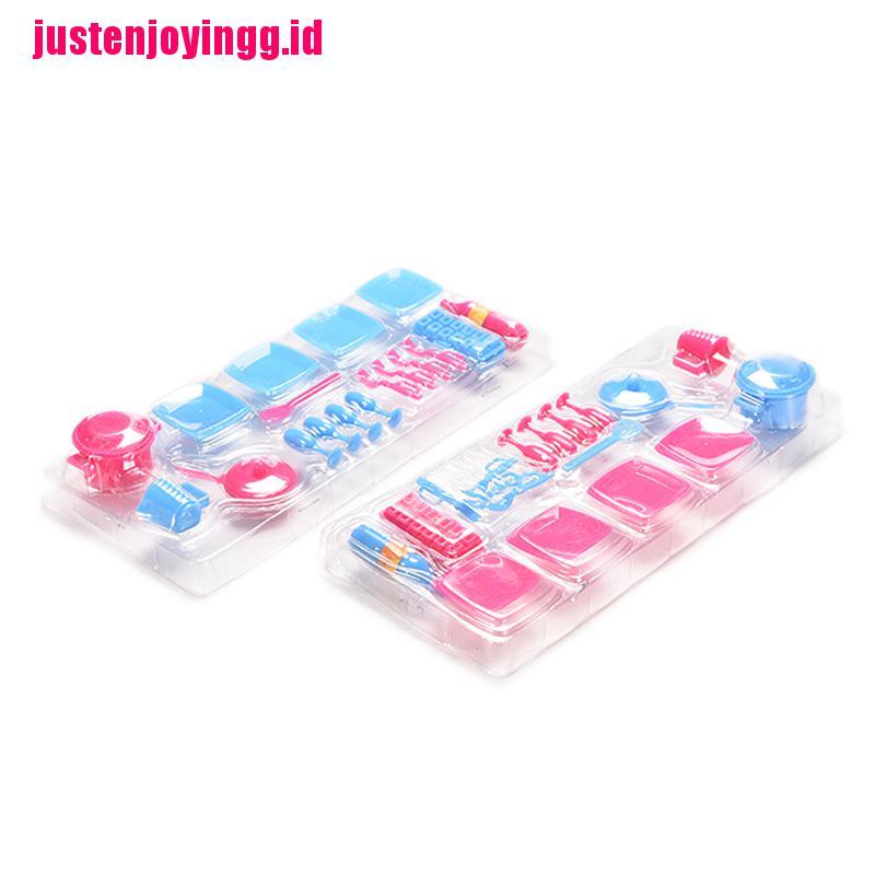 Justenjoyingg.id 18pcs / set Mainan Peralatan Dapur Mini Untuk Aksesoris Rumah Boneka Barbie