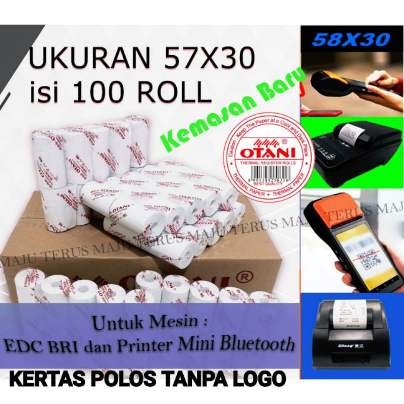 

Kertas Thermal Perdus 57x30 Merk Otani