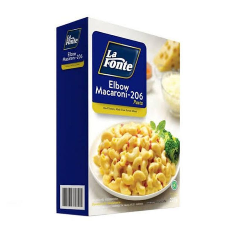 

BSM | TERMURAH La Fonte Elbow Macaroni - 206 225gr / Macaroni Elbow LaFonte 225gr | Sayur online