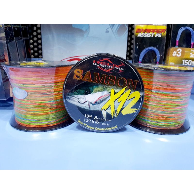 Senar PE Samson X12 600m Pe 10 Relix Nusantara
