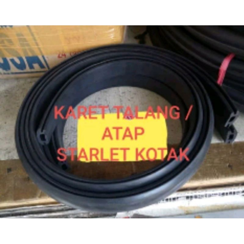 Karet Talang Atap Toyota Starlet Kotak kanan kiri