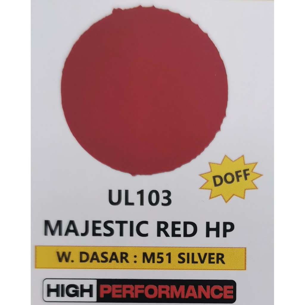 Pilok Sapporo Ultimate MERAH DOFF MAJESTIC RED HP ULT103 400ML