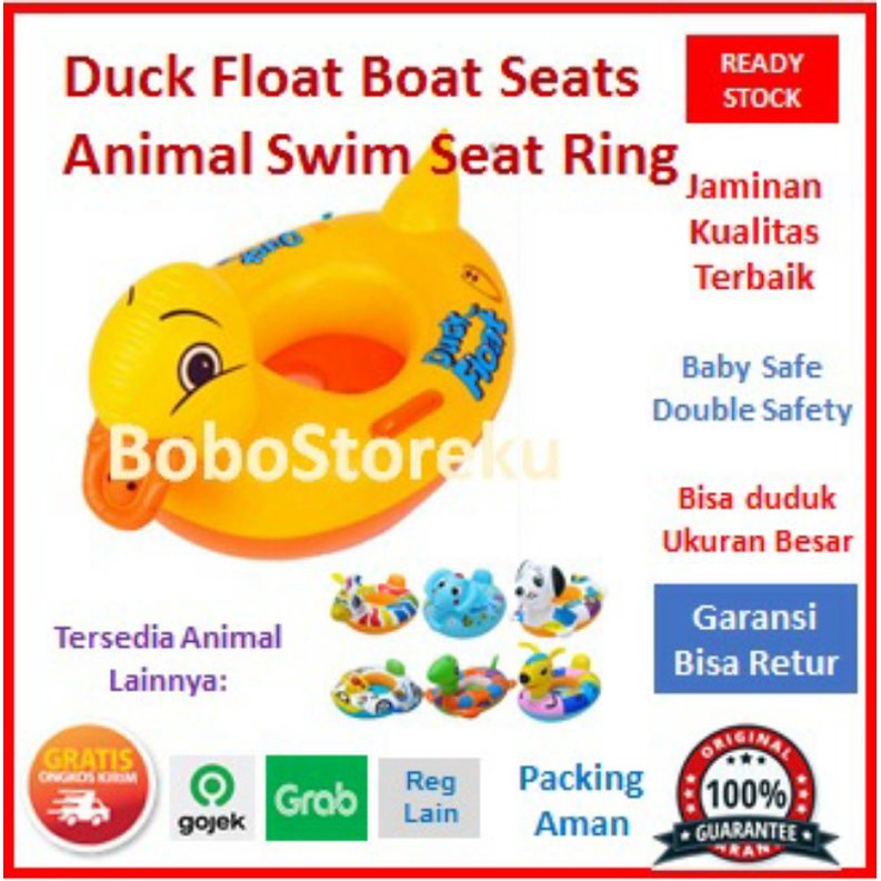 PELAMPUNG RENANG BEBEK BESAR - DUCK SWIMMING RING - PERAHU BEBEK - SWIM SEAT RING