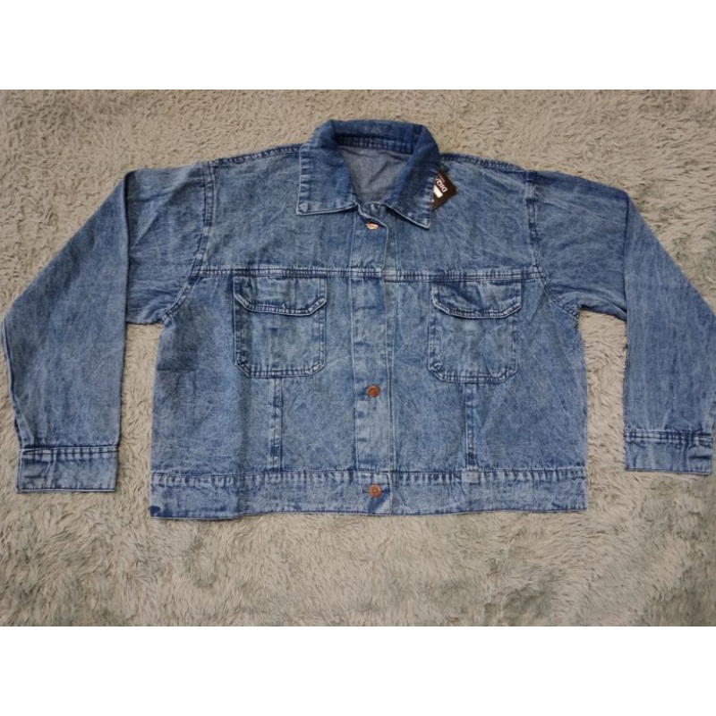 JACKET JEANS WANITA  BORDIL CROP DENIM JAKET LEPIS JINS JAKET CEWE CEWEK JAKET MURAH TERBARU LEVIS OVERSIZE