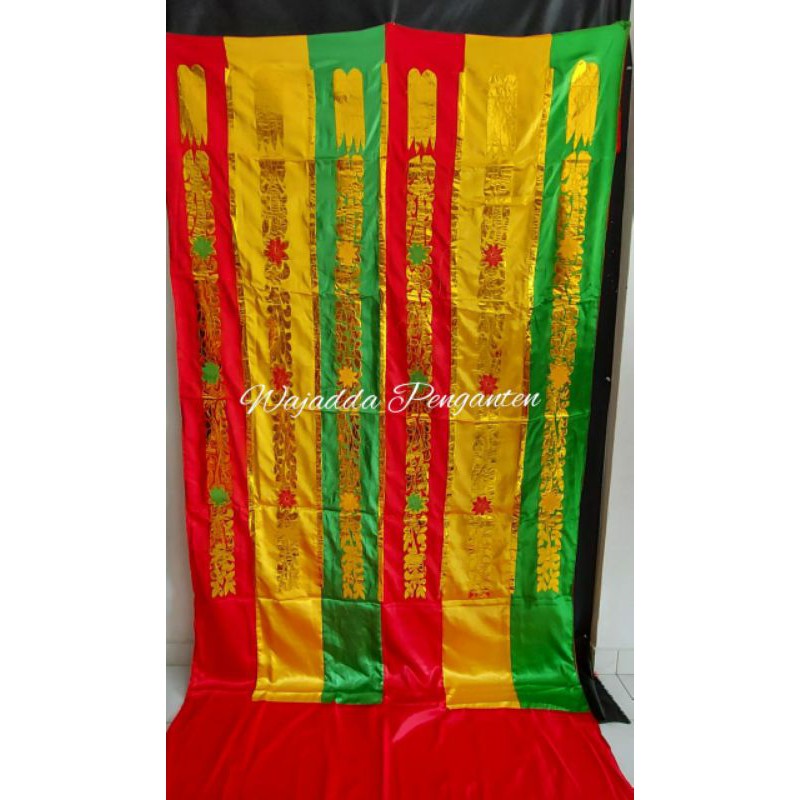 TABIR BELANG DEKORASI PELAMINAN ADAT PADANG ,MELAYU