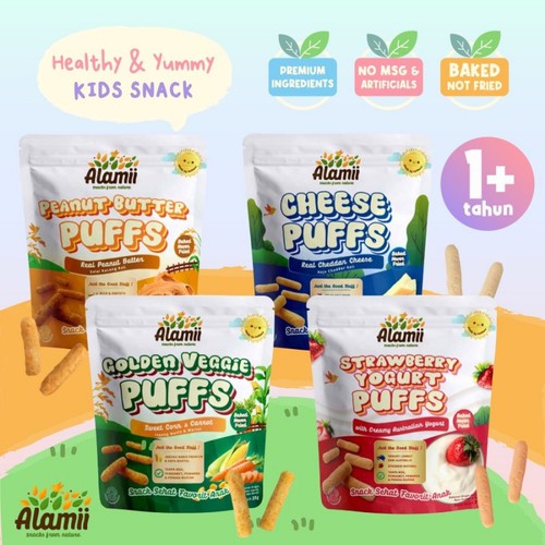 Alamii Puffs  - Snack Bayi Puff Cemilan Bayi Makanan Anak