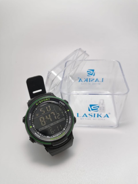 Jam Tangan Lasika Asli type 904 Pria Atau Wanita Sporty Digital Anti air