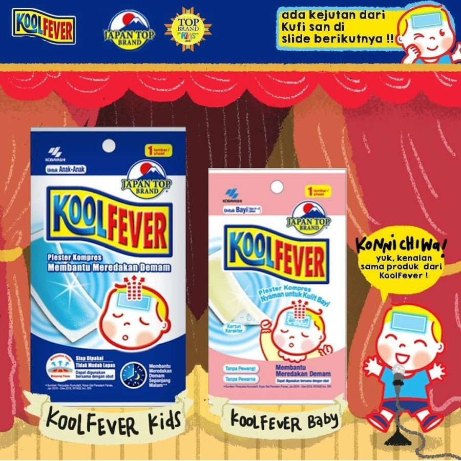 Kool Fever Bayi | Kool Fever Anak Plester Demam Anak Bayi