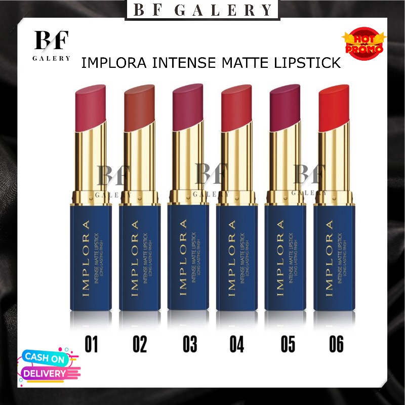 BFM015 Implora Intense Matte Lipstick / LIPMATTE LONGLASTING INTENS / Pelembap Bibir