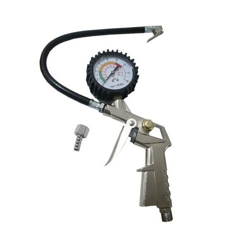 Tire Inflator / Air Pressure Gun Pengisi Isi Ukuran Angin Ban Alat Pompa Inflator MERK RANDOM