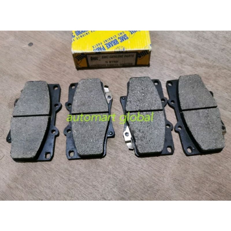 Brake pad kampas rem depan land cruiser lc hardtop 2f vx80 hdj80 fortuner smc