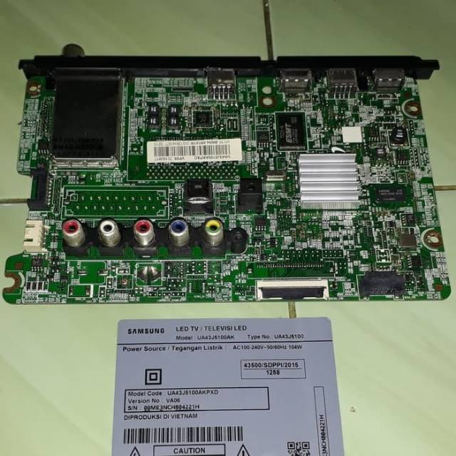 Mainboard Motherboard MB Samsung UA43J5100 UA43J5100AK 43J5100