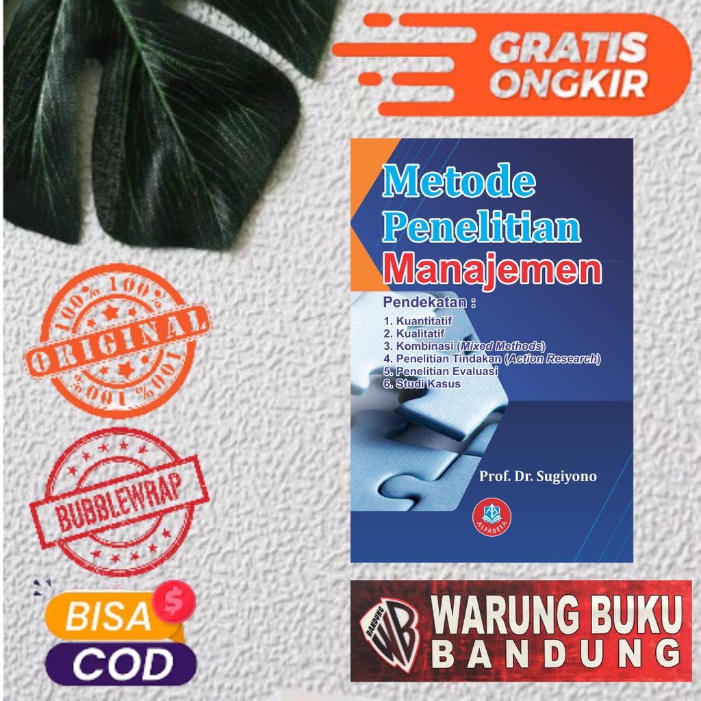 Buku Metode Penelitian Manajemen  Edisi Revisi 2022 - Prof. Dr. Sugiyono