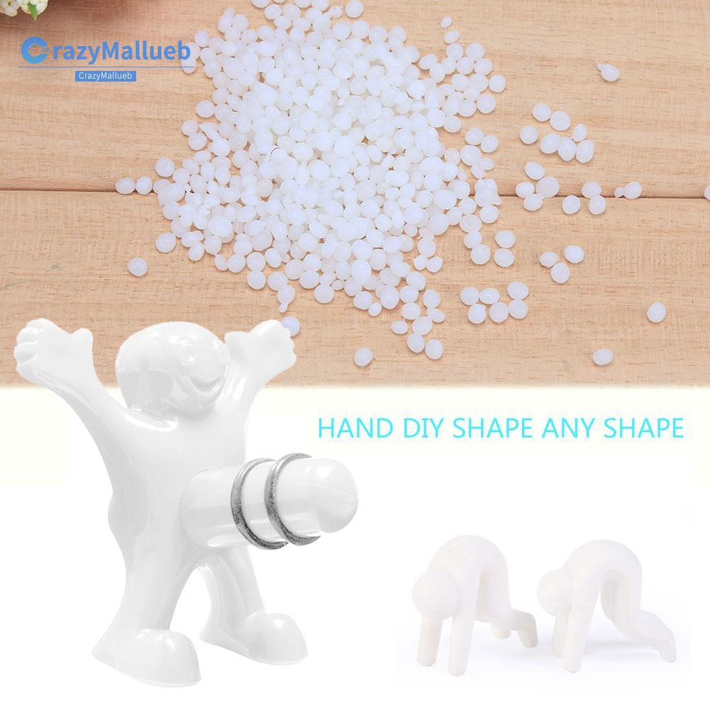 DIY Polymorph Thermoplastic Plastic Hand Moldable Pellet Craft Friendly Bead 50G 