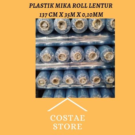 

mika plastik bening/lemas/per roll/murah/0.10 mm