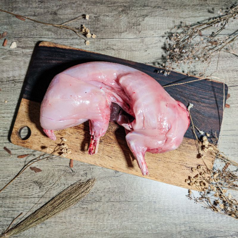 

Daging Kelinci Karkas Grade D (0.8 - 1.0 Kg)