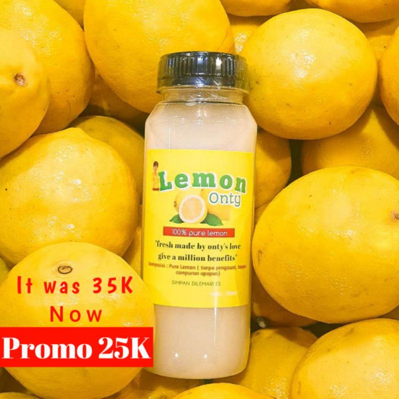 

LEMON ONTY SARI LEMON PERAS MURNI KUALITAS PREMIUM UNTUK DIET DETOKS DAN IMUNITAS